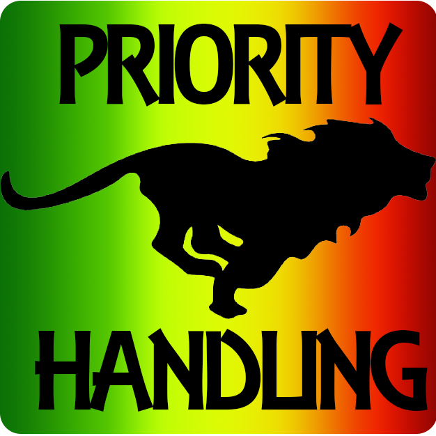 Rush!! Priority Handling - Get your package asap with priority handling.
